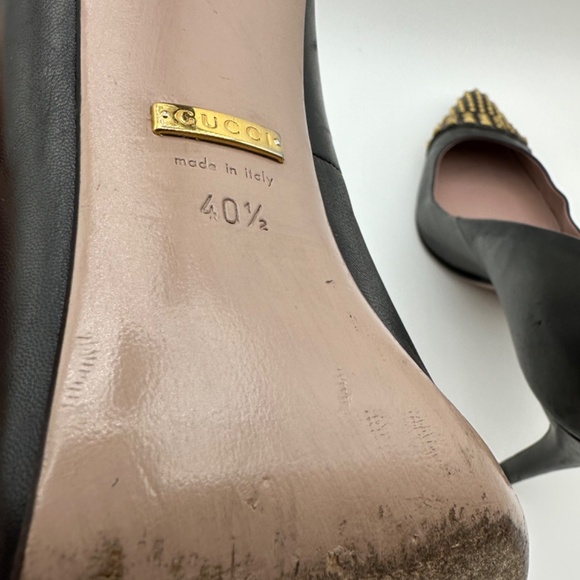 Vintage Gucci classic pumps size 40.5.  100mm - Picture 7 of 8